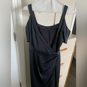 All Saints Green Cold Shoulder Dress